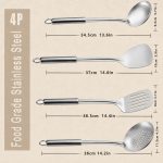 4-Piece Stainless Steel Kitchen Utensil Set - Image 2