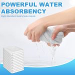 Pack of 12 face towels, 100% pure cotton, 12x12 inches, white