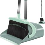 Broom and dustpan set, long-handled dustpan, broom and dustpan combo set